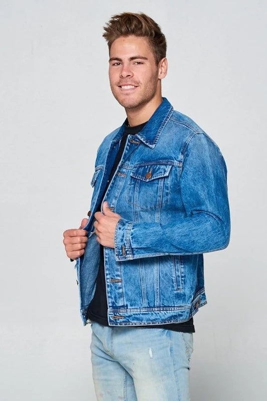 Men's Denim Jackets-Teresa&#39;s Fashionista LLC