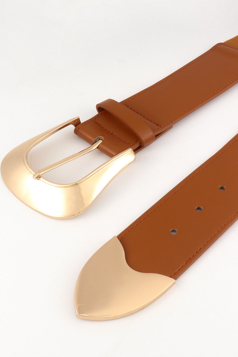 Elastic Wide PU Belt-Teresa&#39;s Fashionista LLC