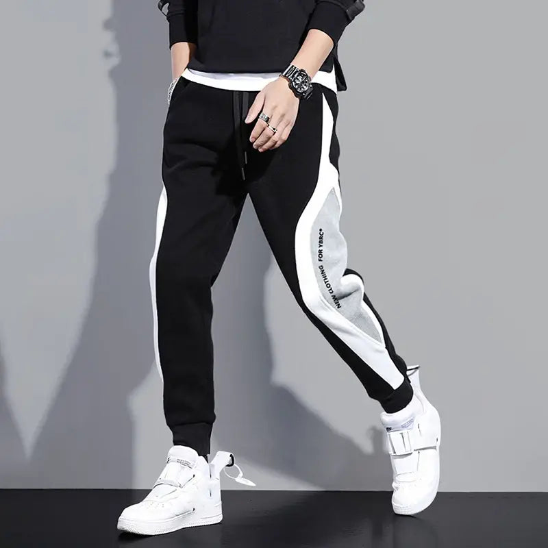 New Casual Pants Men Fitness Sportswear Tracksuit-Teresa&#39;s Fashionista LLC