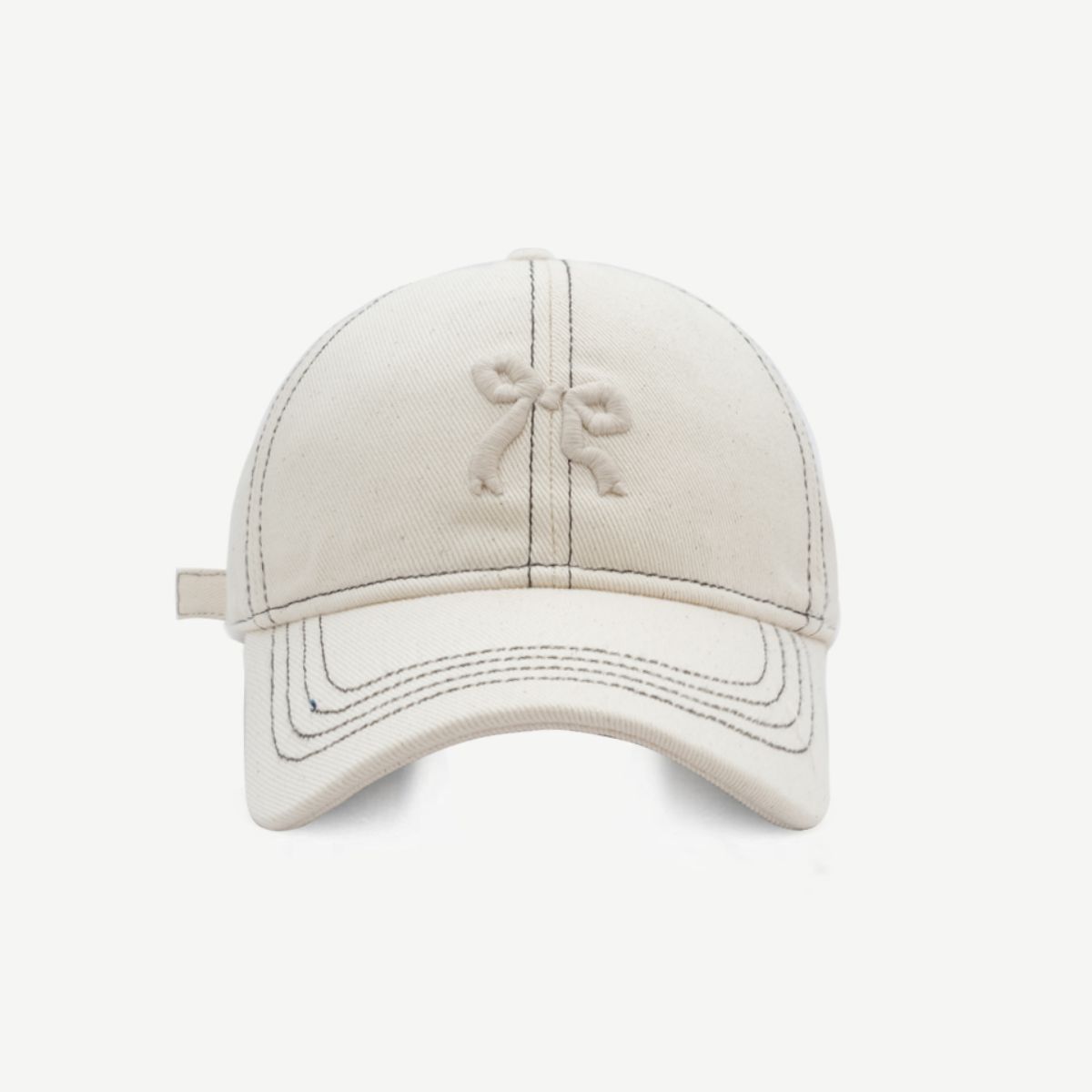 Bow Graphic Cotton Baseball Hat-Teresa&#39;s Fashionista LLC