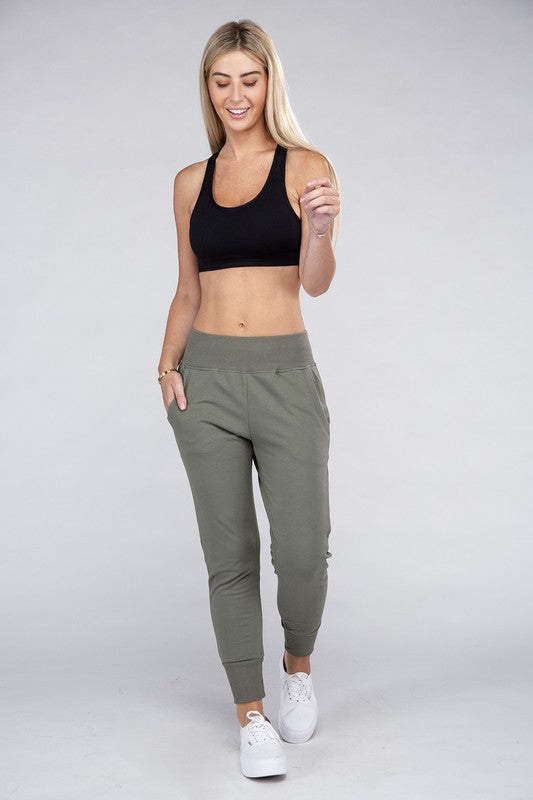 Comfy Stretch Lounge Sweat Pants-Teresa&#39;s Fashionista LLC