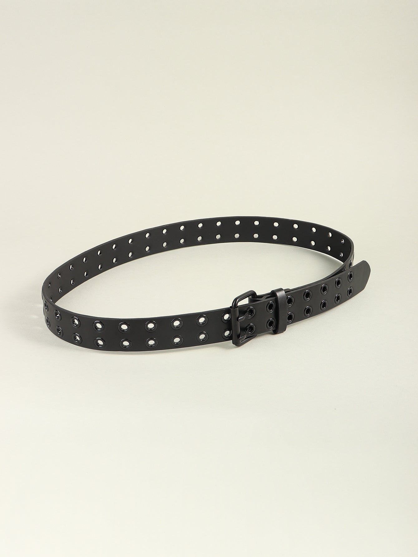 Grommet PU Leather Belt-Teresa&#39;s Fashionista LLC