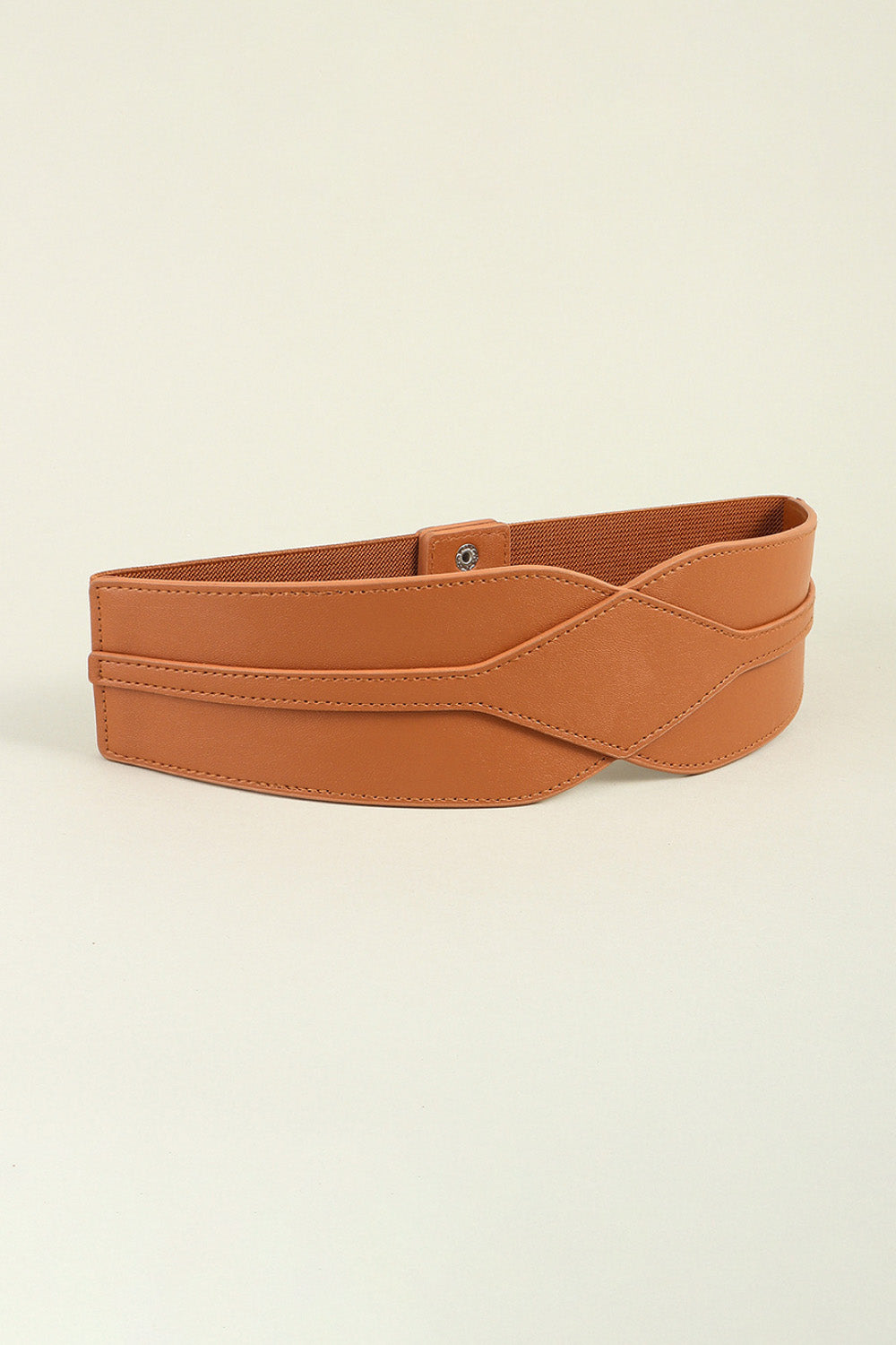 Elastic Wide PU Belt-Teresa&#39;s Fashionista LLC