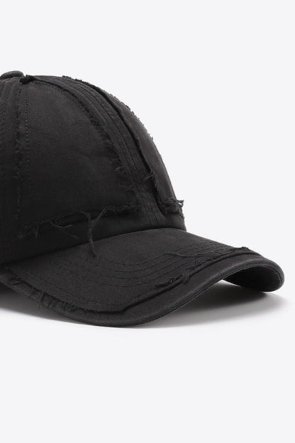 Distressed Adjustable Baseball Cap-Teresa&#39;s Fashionista LLC