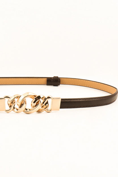 PU Skinny Belt-Teresa&#39;s Fashionista LLC