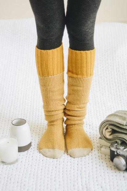 Knitted Lounge Socks-Teresa&#39;s Fashionista LLC