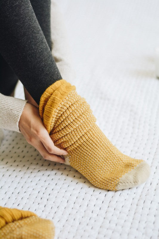 Knitted Lounge Socks-Teresa&#39;s Fashionista LLC