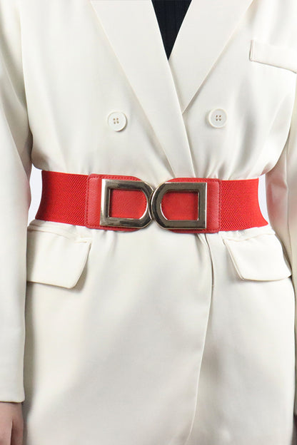 Double D Buckle PU Belt-Teresa&#39;s Fashionista LLC