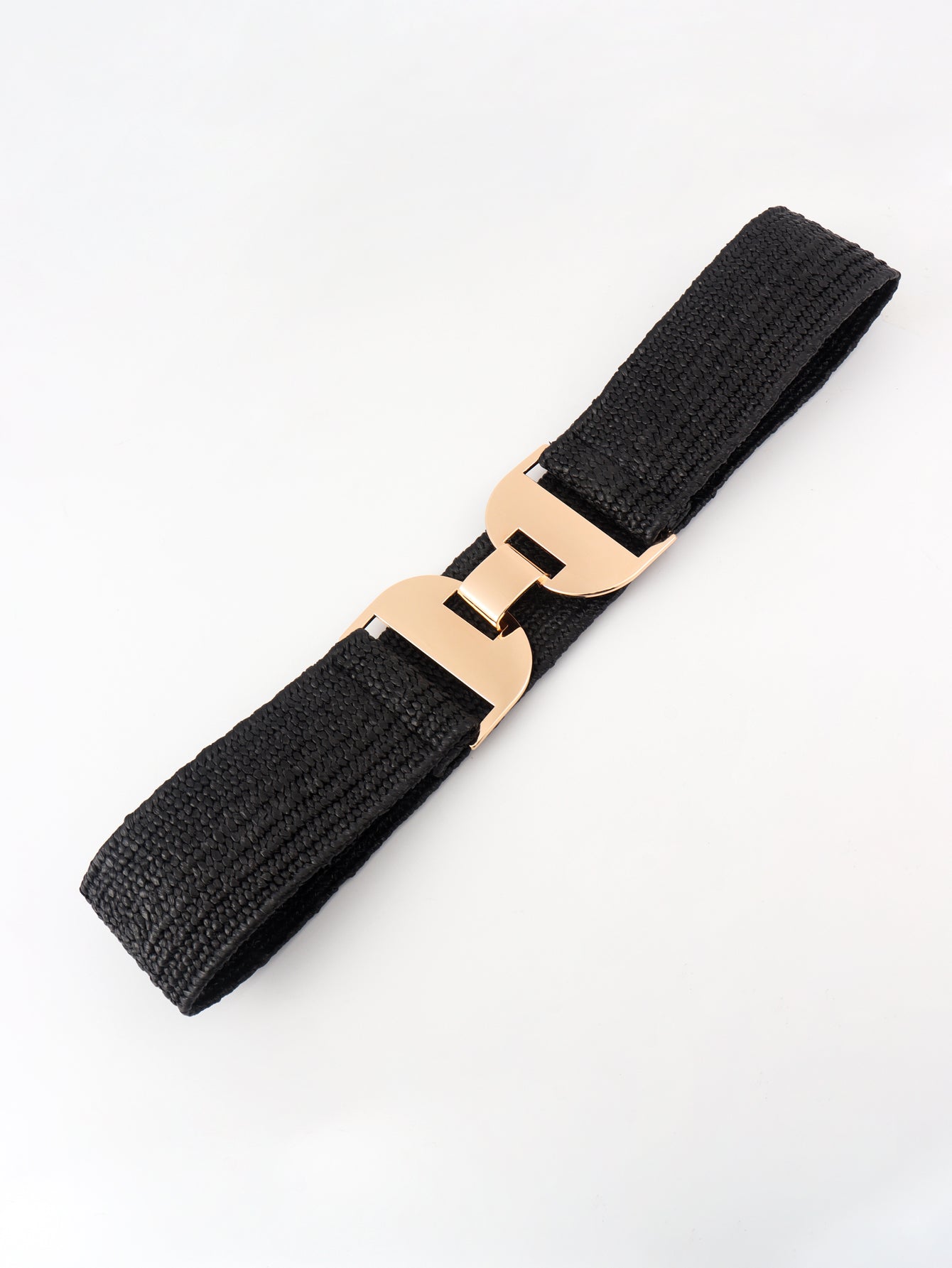 Alloy Buckle Elastic Belt-Teresa&#39;s Fashionista LLC