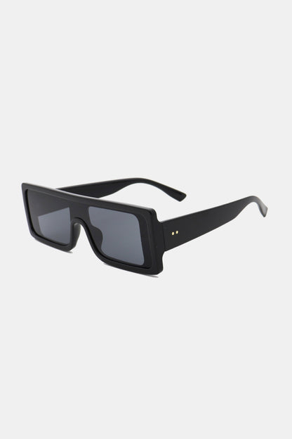 Polycarbonate Frame Rectangle Sunglasses-Teresa&#39;s Fashionista LLC