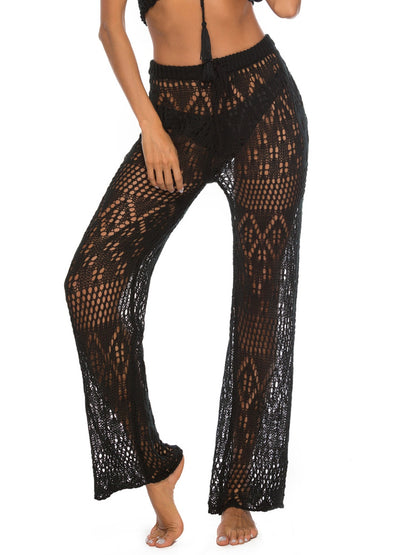 Cutout Straight Swim Pants-Teresa&#39;s Fashionista LLC