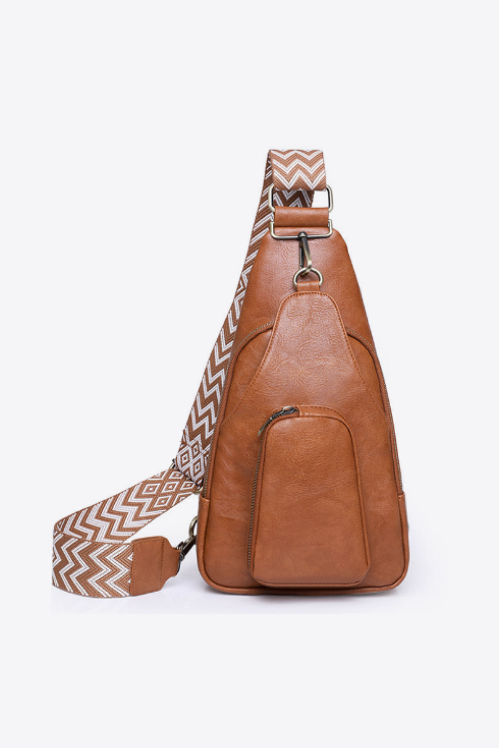 Adored Take A Trip PU Leather Sling Bag-Teresa&#39;s Fashionista LLC