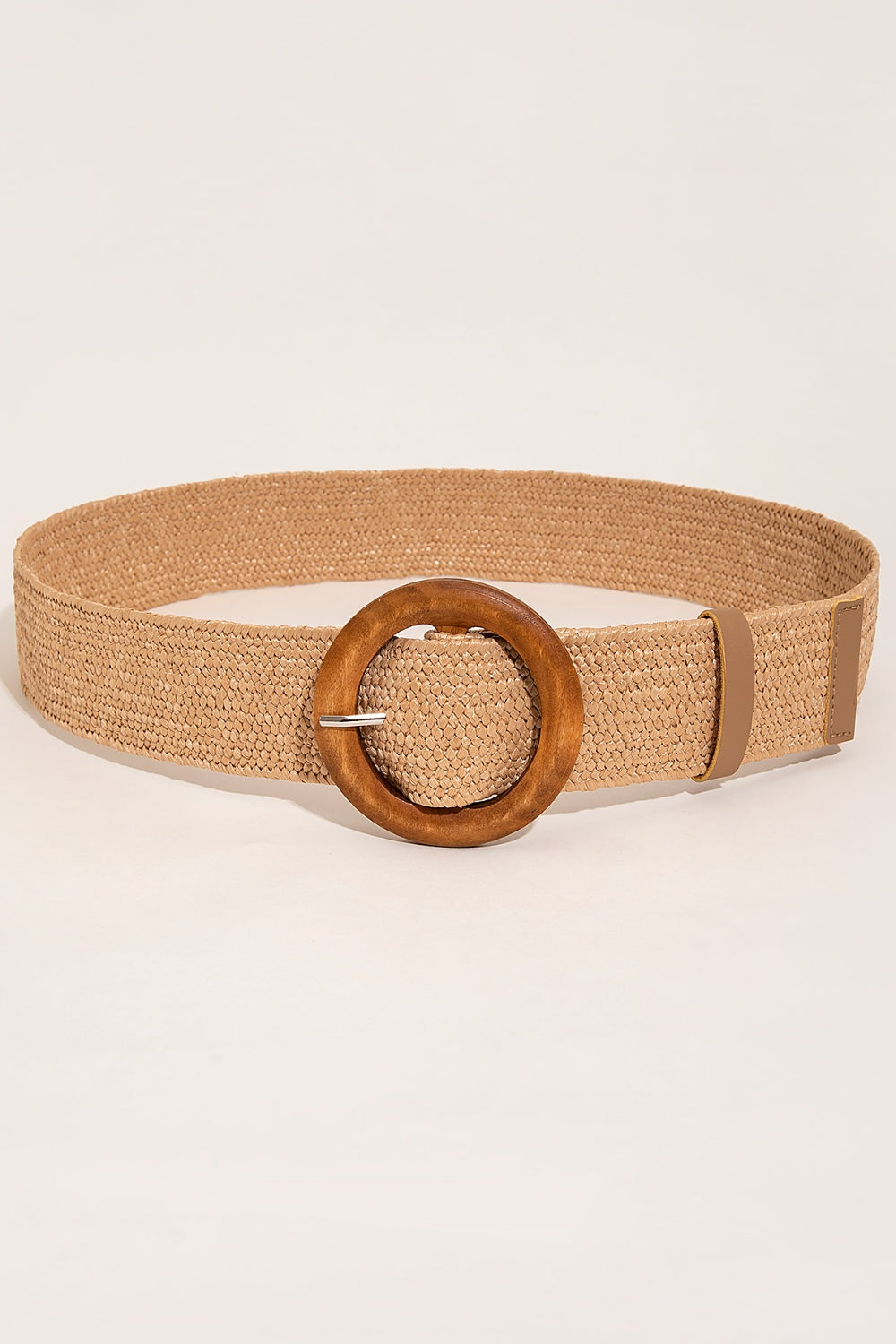 Polypropylene Woven Round Buckle Belt-Teresa&#39;s Fashionista LLC