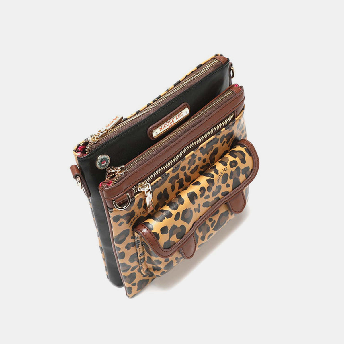 Nicole Lee USA Leopard crossbody bag-Teresa&#39;s Fashionista LLC