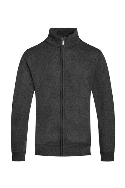 Weiv Mens Solid Full Zip Sweater-Teresa&#39;s Fashionista LLC