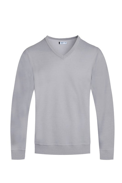 SOLID V-NECK SWEATER-Teresa&#39;s Fashionista LLC