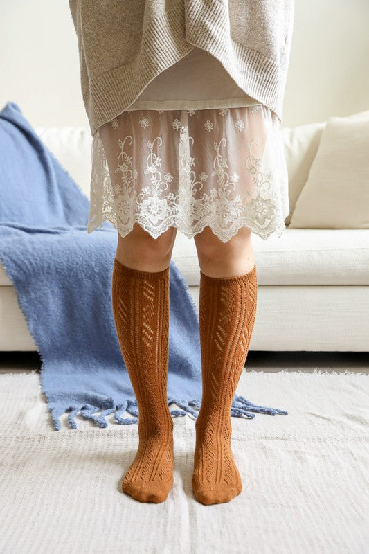 Classic Knit Calf Socks-Teresa&#39;s Fashionista LLC