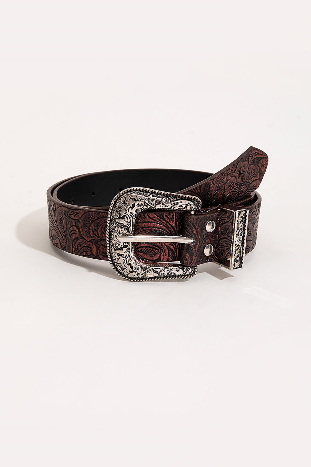 Textured PU Leather Belt-Teresa&#39;s Fashionista LLC