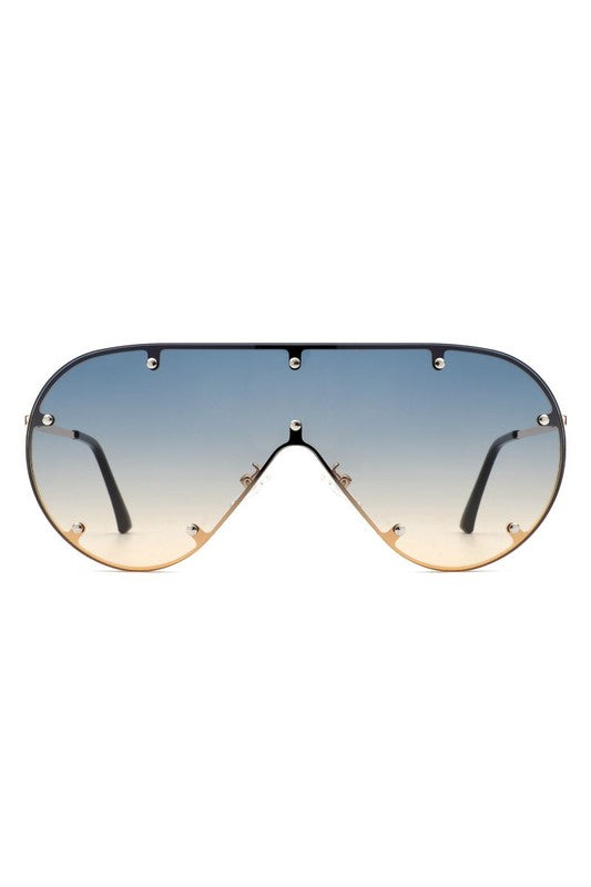 Retro Oversize Aviator Fashion Sunglasses-Teresa&#39;s Fashionista LLC