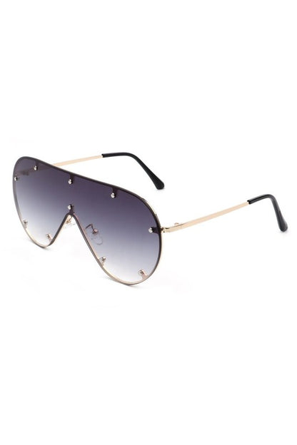 Retro Oversize Aviator Fashion Sunglasses-Teresa&#39;s Fashionista LLC