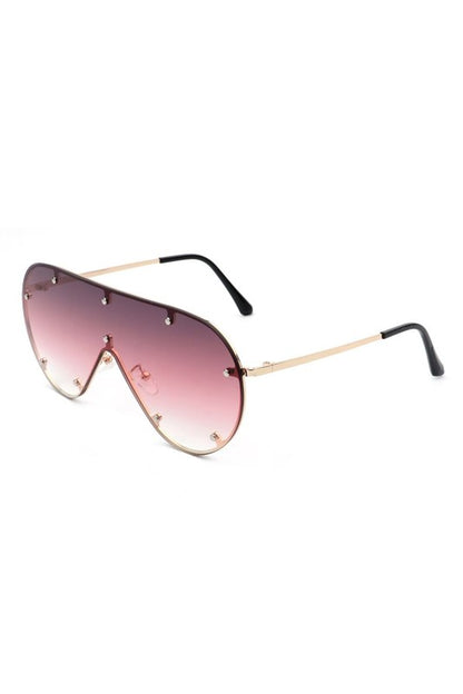 Retro Oversize Aviator Fashion Sunglasses-Teresa&#39;s Fashionista LLC