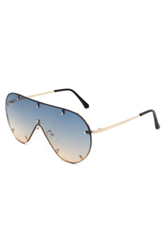 Retro Oversize Aviator Fashion Sunglasses-Teresa&#39;s Fashionista LLC