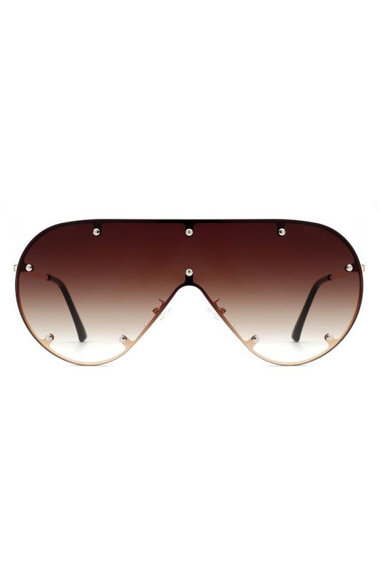 Retro Oversize Aviator Fashion Sunglasses-Teresa&#39;s Fashionista LLC