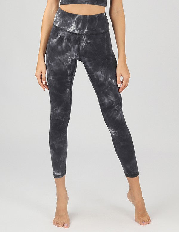 Tie-Dye Seamless High Waisted Leggings-Teresa&#39;s Fashionista LLC