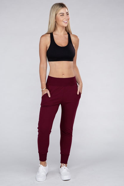 Comfy Stretch Lounge Sweat Pants-Teresa&#39;s Fashionista LLC