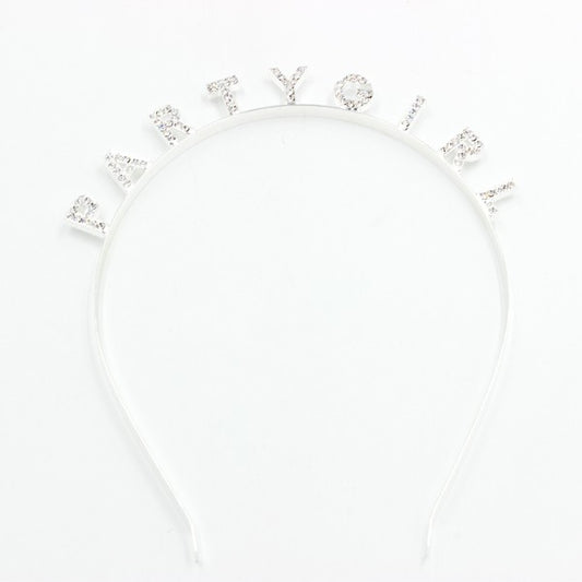 PARTY GIRL RHINESTONE HEAD BAND-Teresa&#39;s Fashionista LLC