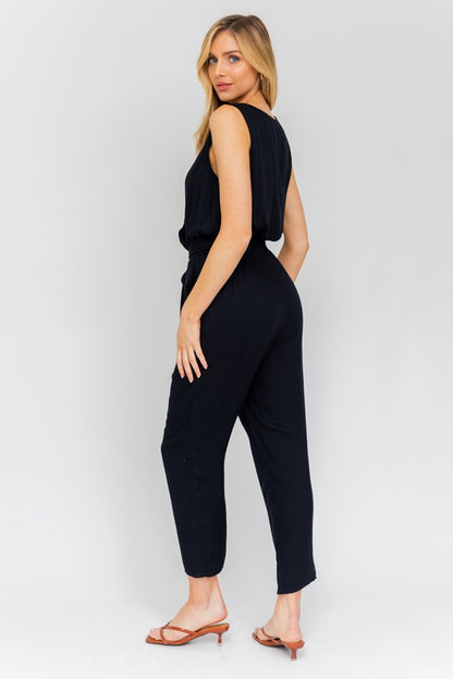 Sleeveless Surplus Jumpsuit-Teresa&#39;s Fashionista LLC