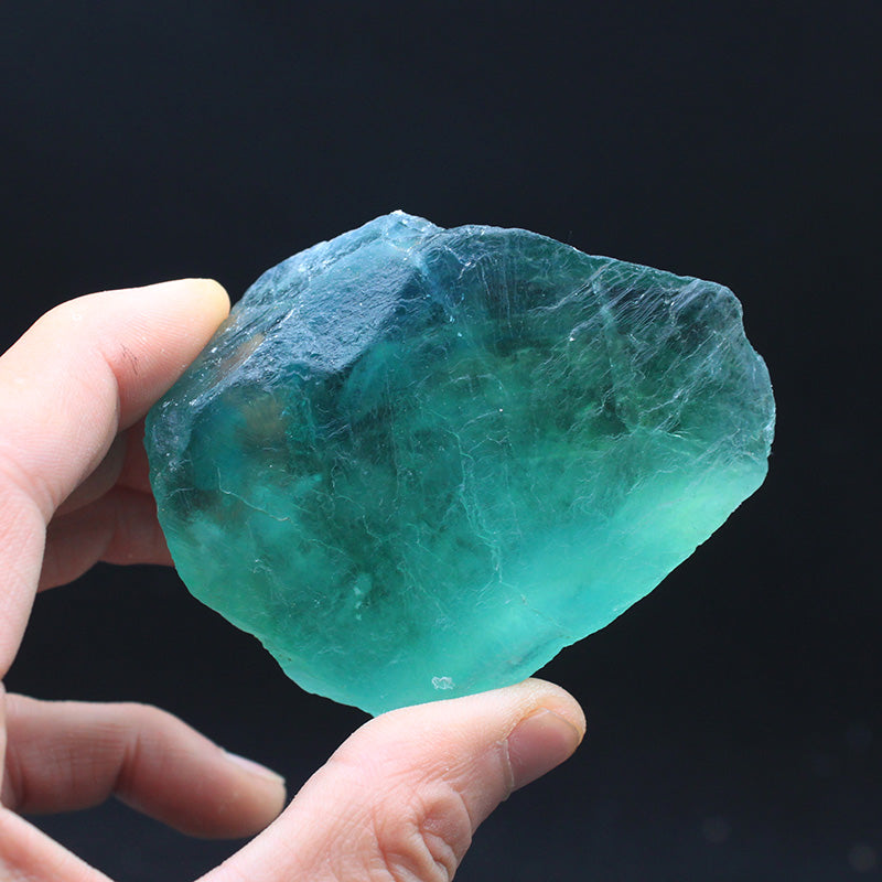 Natural Brazilian Green Fluorite Mineral Crystal Popular Science Natural Crystal Stone-Teresa&#39;s Fashionista LLC