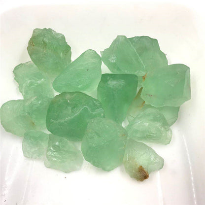 Natural Brazilian Green Fluorite Mineral Crystal Popular Science Natural Crystal Stone-Teresa&#39;s Fashionista LLC