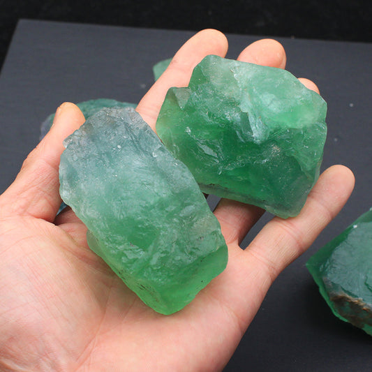 Natural Brazilian Green Fluorite Mineral Crystal Popular Science Natural Crystal Stone - Teresa's Fashionista LLC