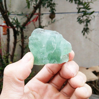 Natural Brazilian Green Fluorite Mineral Crystal Popular Science Natural Crystal Stone-Teresa&#39;s Fashionista LLC