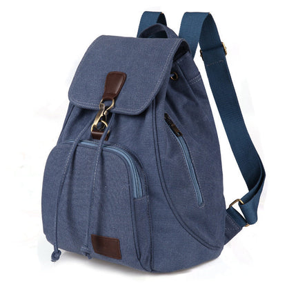 Women's Canvas Backpack Vintage Students School Bags-Teresa&#39;s Fashionista LLC