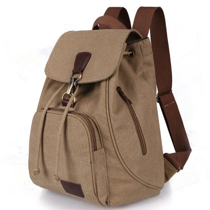 Women's Canvas Backpack Vintage Students School Bags-Teresa&#39;s Fashionista LLC