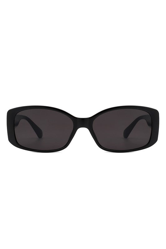 Rectangular Narrow Fashion Square Sunglasses-Teresa&#39;s Fashionista LLC