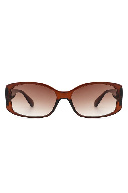 Rectangular Narrow Fashion Square Sunglasses-Teresa&#39;s Fashionista LLC