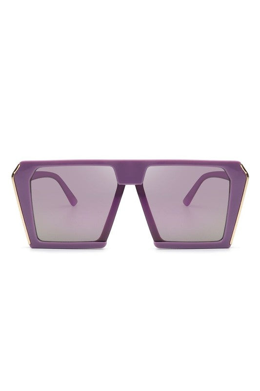 Women Square Oversize Fashion Sunglasses-Teresa&#39;s Fashionista LLC