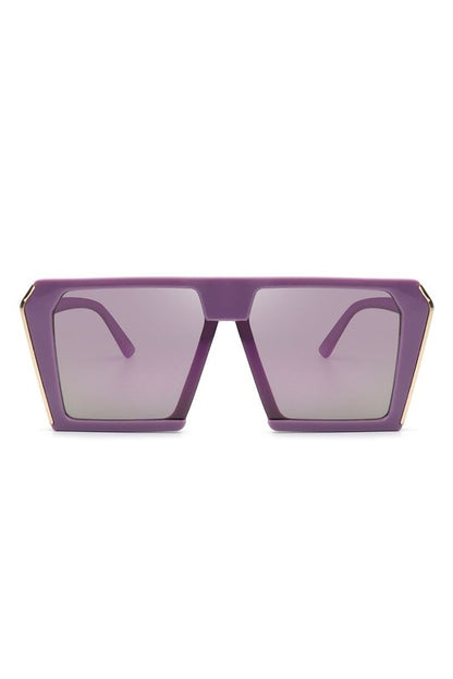 Women Square Oversize Fashion Sunglasses-Teresa&#39;s Fashionista LLC