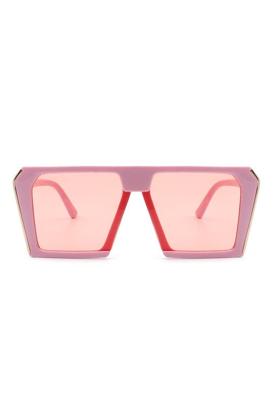 Women Square Oversize Fashion Sunglasses-Teresa&#39;s Fashionista LLC