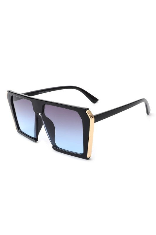 Women Square Oversize Fashion Sunglasses-Teresa&#39;s Fashionista LLC