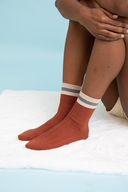 Color Block Socks-Teresa&#39;s Fashionista LLC