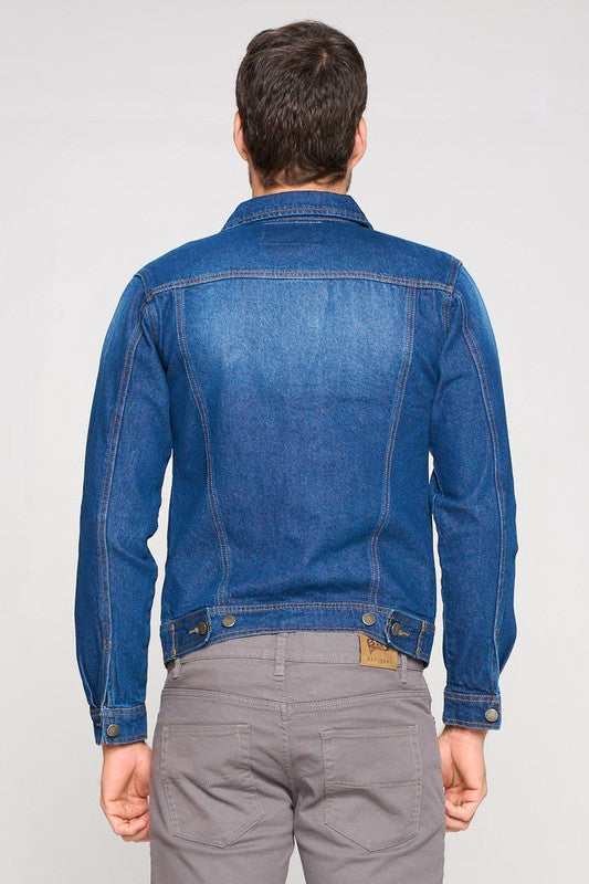 Men's Denim Jacket-Teresa&#39;s Fashionista LLC