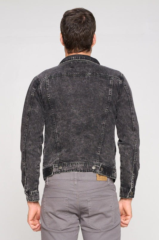 Men's Denim Jacket-Teresa&#39;s Fashionista LLC