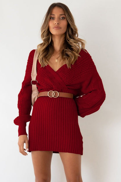 SEXY SWEATERS FASHION DRESS-Teresa&#39;s Fashionista LLC