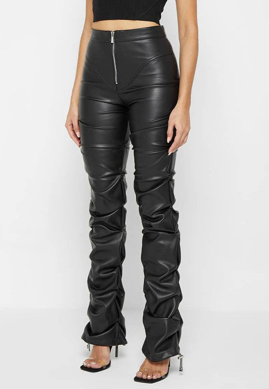 SEXY PU LEATHER PANTS-Teresa&#39;s Fashionista LLC