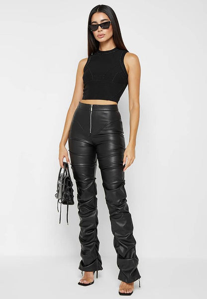 SEXY PU LEATHER PANTS-Teresa&#39;s Fashionista LLC