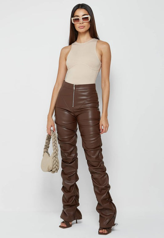 SEXY PU LEATHER PANTS-Teresa&#39;s Fashionista LLC